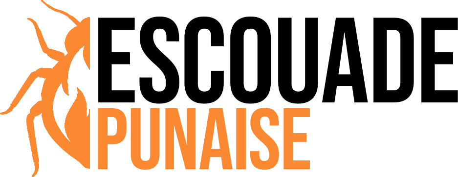 logo escouade punaise white background