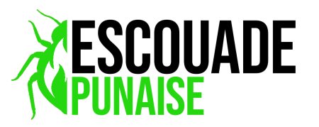 logo escouade punaise vert white background