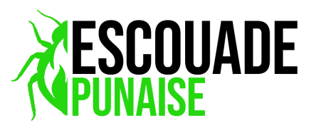 logo escouade punaise vert white background